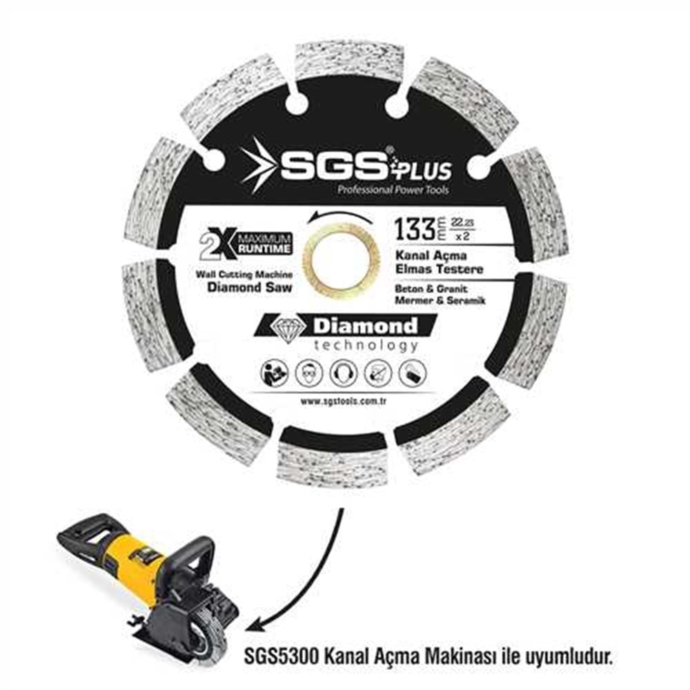 SGS5301 ELMAS TESTERE / 133 MM