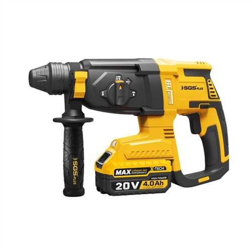 SGS5521 AKÜLÜ ELEKTRO PNÖMATİK KIRICI DELİCİ SETİ 20 VOLT (4.0 AH) (KÖMÜRSÜZ MOTOR)