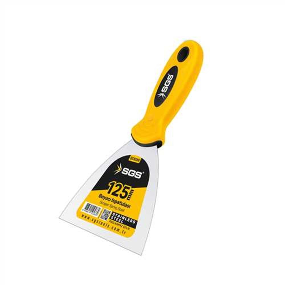 SGS586 ISPATULA 125 MM PASLANMAZ ÇELİK (SOFT SERİES)