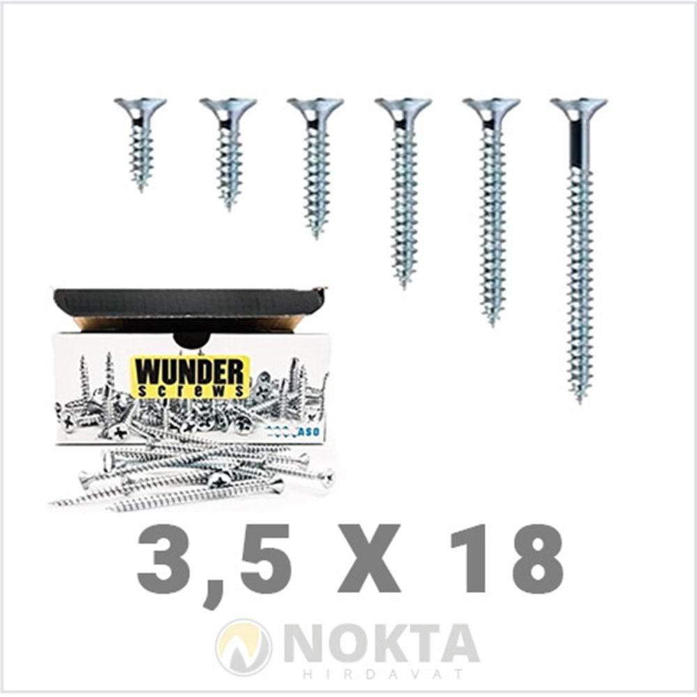 3.5*18 SUNTA VİDASI (1000 ADET)