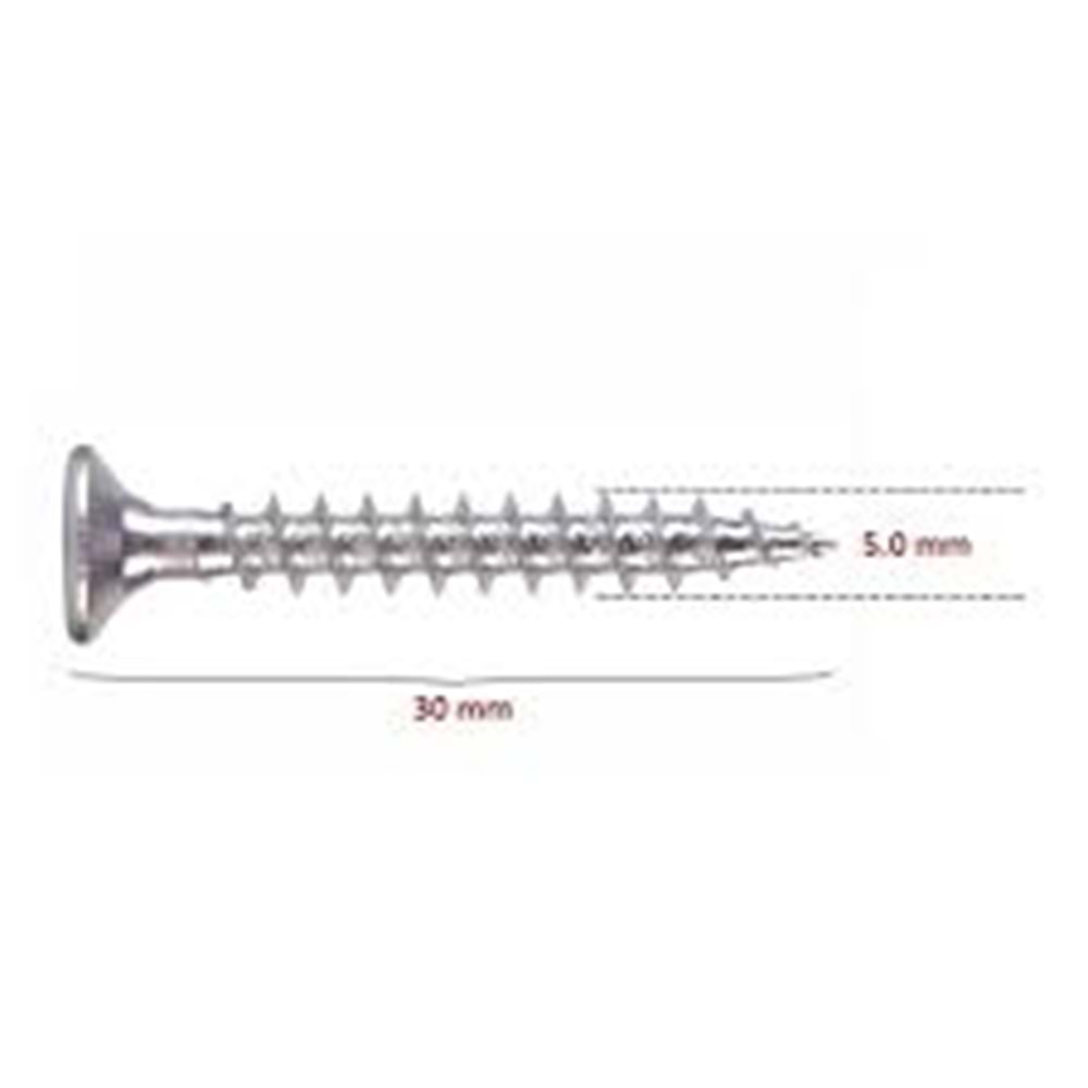 5.0*30 SUNTA VİDASI (200 ADET)